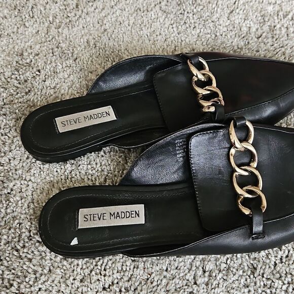 Steve Madden Leather Flats 9.5 - Picture 3 of 7